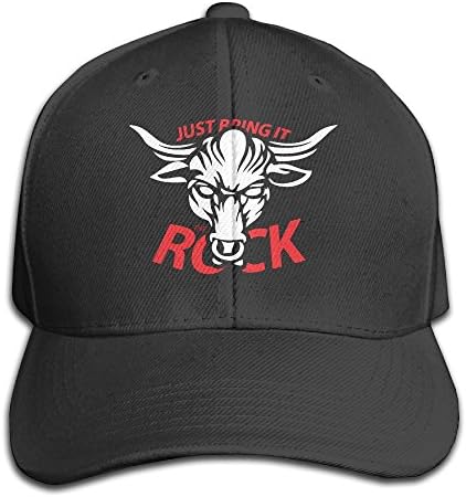 Men WWE Logo Just Bring It The Rock Pattern Custom Customize Snapbacks