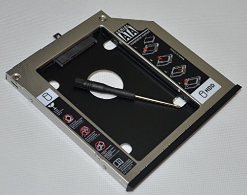 Deyoung 2nd HDD SSD Hard Drive Caddy for Dell Latitude E4300 E4310 with Original Bezel + Mounting Bracket