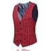 YFFUSHI Men's Advanced Custom Vest Skinny Wedding 4 Button Waistcoat Slim