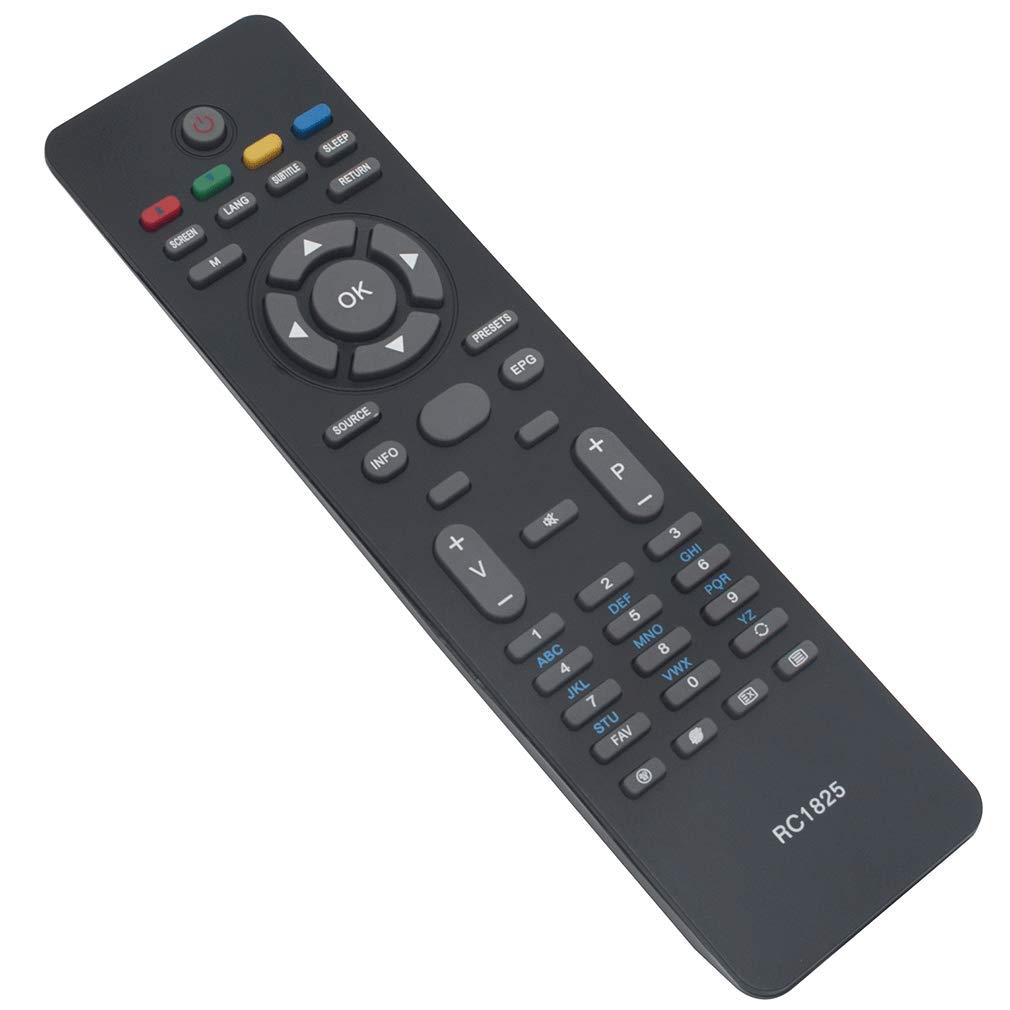 VINABTY RC1825 Remote Control Replacement for Celcus Alba Digihome Hitachi JMB Luxor TV