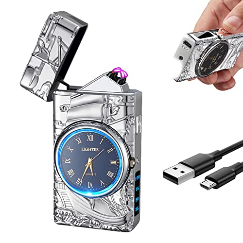 RSBYE Watch Lighter with Clock and Flashlight