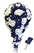 2pc Set: Cascade Bridal Bouquet & Boutonniere W/bling: Royal Blue White - Silk Flowers