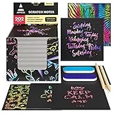 ARTEZA Scratch Paper, Set of 202 Notes, 3.5 x 3.5