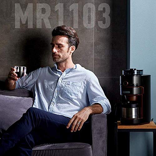 Kaffeemaschine Kaffeemaschine Sojamehl Dual-Use-Edelstahl-Filter 24 Stunden Reservierungsfunktion Anti-Dry Schutz… – Bild 7