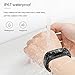WearPai Smart Band Smart Bracelet Bluetooth 4.0 Fitness Tracker with Heart Rate Monitor Sleep Monitor Calorie Counter Pedometer Sport Activity Tracker for Android and IOS Smart Phone (Black)