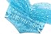 ReliBeauty Girls Sequin Princess Costume Set, Blue, 8-10