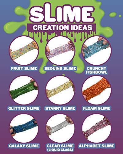 1 DIY+Slime+Supplies+Kit+Containers