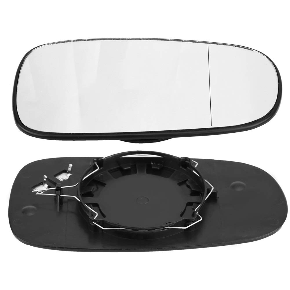 Left Side Door Wing Mirror Glass - Left Driver Side Heated Mirrors Glass Anti Blind Spot Mirror Wide Angle Compatible with SAAB 93 95 2003-2010