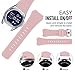 Lamshaw Classic Silicone Replacement Band for Michael Kors Smartwatch Strap (Pink)