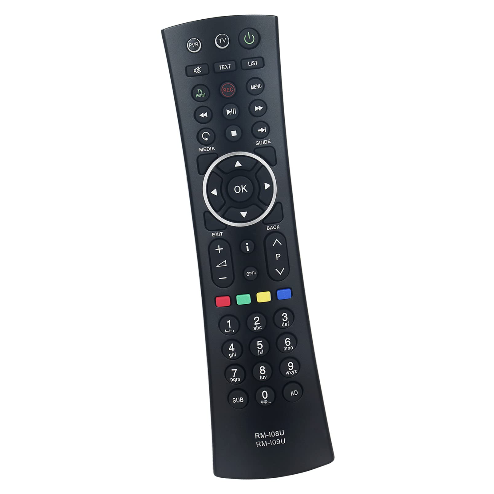 ALLIMITY RM-I08U sub RM-I09U Remote Control Replace fit for Humax Freesat FreeTime Satellite HB-1000S HDR-1100S HDR-1010S HDR-2000T HDR-1000 HDR-1800T HDR-1100 RMI08U RMI09U I08U I09U