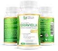 Graviola 650mg Capsules- #1 Immune System Support - Premium Quality Natural Dietary Supplement for Healthy Cell Growth & Positive, Balanced Mood - 100 Capsules - Free Bonus Report