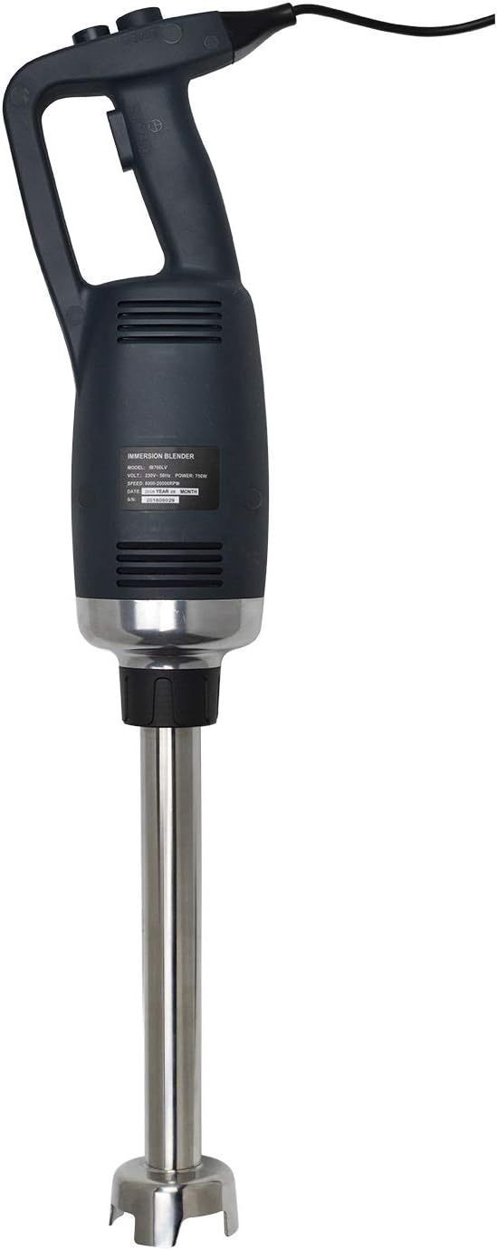 Li Bai Commercial 14’’ Immersion Blender 750 Watt Electric Hand Mixer With Detachable Shaft Power 2500rpm to 15000rpm Capacity 304 Stainless Steel Variable Speed: Kitchen & Dining