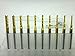 SHINA 10pcs High Quality Titanium Coat Carbide 1.5mm-3.175mm End Mill Engraving Bits CNC Rotary Burrs Set (ST1.5-3.175mmTi)