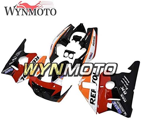 Wynmoto Sportbike Absプラスチック外装パーツフルフェアリングキットはホンダに適用cbr400rr Nc23