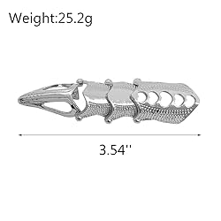 Gothic Full Finger Armour Bendable Knuckle Joint