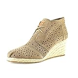 Toms Womens Desert Wedge Suede Boots