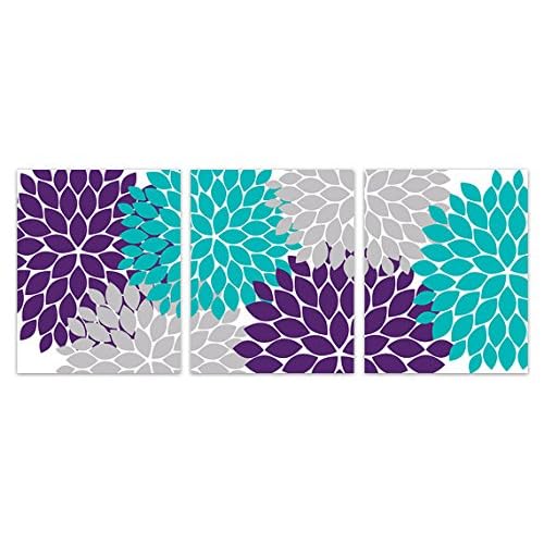 Teal and Purple Decor: Amazon.com