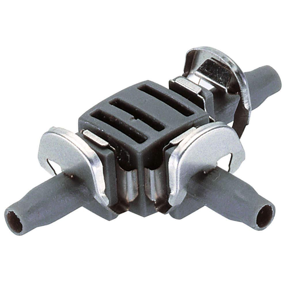 Pieza en T 4,6 mm Quick & Easy Blister de 10 derivaciones.Con el sistema de conexión "Quick & Easy".