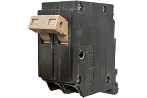 FXSMGDY 2-Pole 25 Amp Circuit Breaker, Type 3/4-Inch Plug-On Molded Case Circuit Breaker, Thermal Magnetic Protection, 10 KAIC, 120/240V, Fit for Cutler Hammer Load Centers - 5 Years Warranty