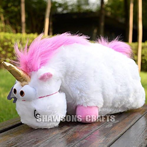 DESPICABLE ME PLUSH STUFFED TOYS 16" FLUFFY UNICORN SOFT DOLL by Shawsons