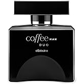 O BOTICARIO Coffee Duo Man Eau de Toilette, Long Lasting Fragrance Cologne for Men, Fresh Spice Scent, 3.4 Ounce