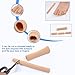Owfeel Toes Tubes Protector Sleeves 2pcs Moisturizing Finger Sore Corns Hammertoes Fingers Protector Separators