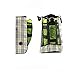 Petvins Dog Life Jacket Inflatable Pet Life Preserver Adjustable Air Sac Swiming Coat Safety Vest Fluorescent Green Small