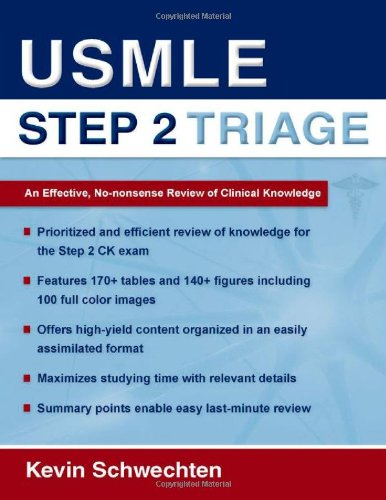 USMLE Step 2 Triage An Effective No-nonsense Review of Clinical Knowledge (Paperback)
