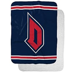 Duquesne University Primary Logo Stripes Sherpa