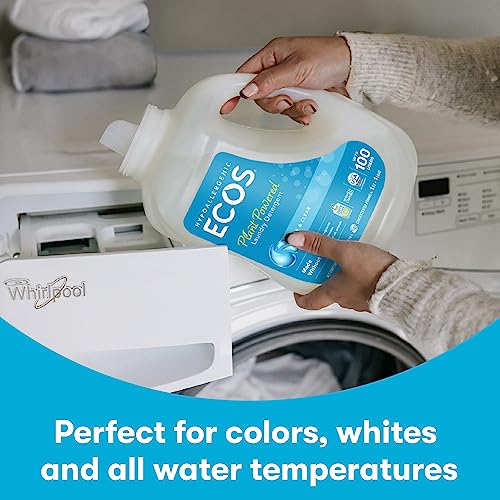 ECOS Laundry Detergent Liquid, 200 Loads Dermatologist Tested Laundry