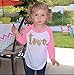 Bump and Beyond Designs Baby-Girls Second Birthday Shirt Two Year Old Pink, 2T, 4 Sleeve