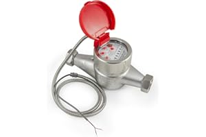 EKM METERING 3/4" Hot Water Meter - Stainless Steel, Pulse Output