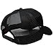 AC Racing USA American Flag Patch Snapback Trucker Mesh Cap - Black (One Size, Thin Blue Line)