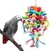 AK KYC Parrot Chewing Toys Extra Large Wooden Blocks Nibbling Keeps Beaks Trimmed Attract Pet's Attention for Large Medium Parrots and Birds Parakeet Macaws African Greys and Conures