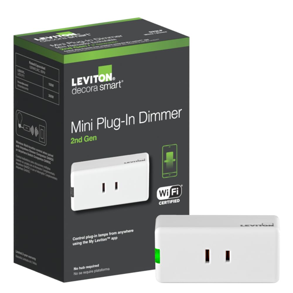 Leviton Decora Smart Dimmer Plug, Wi-Fi 2nd