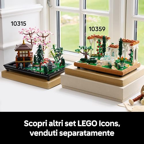 Icons Il Giardino della Fontana, Kit Fai da Te in Miniatura per Adulti con Pergole, Cipressi, Viti e Fiori, Idea Regalo Creativa di Compleanno o per Inaugurazione di Casa per Donna o Uomo 10359