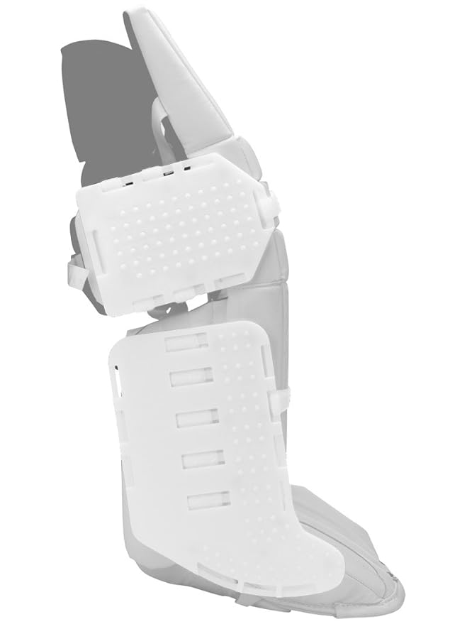 Rollerfly Goalie Slide Plates for Inline Or Ball Hockey (White) Sports & Outdoors