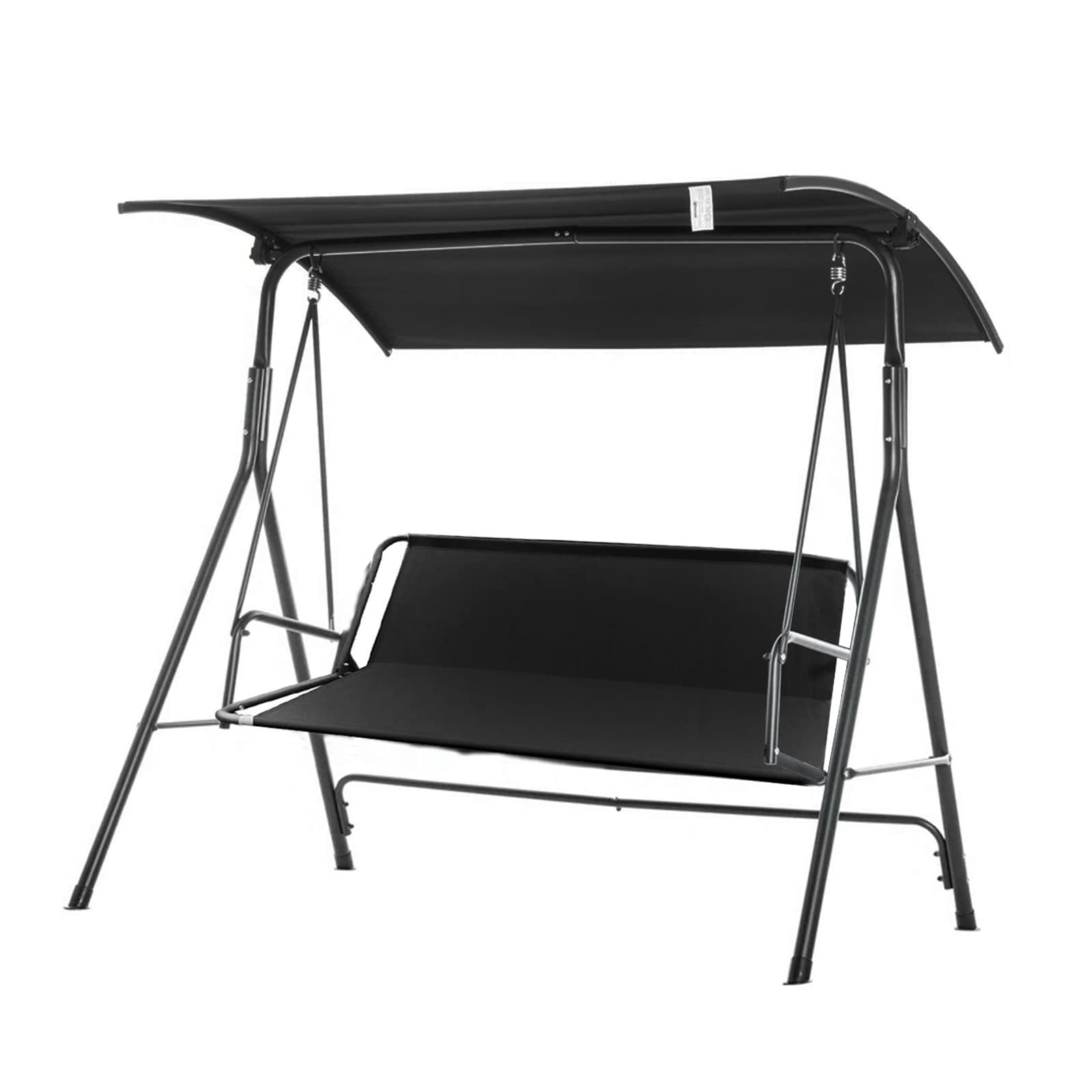 Hoypeyfiy Replacement Swing Seat Cover Garden Swing Seat Cover Hammock, 600D Oxford UV Resistant Waterproof 2/3 Seat Patio Swing Cover Chair Bench (148 * 50 * 50cm)