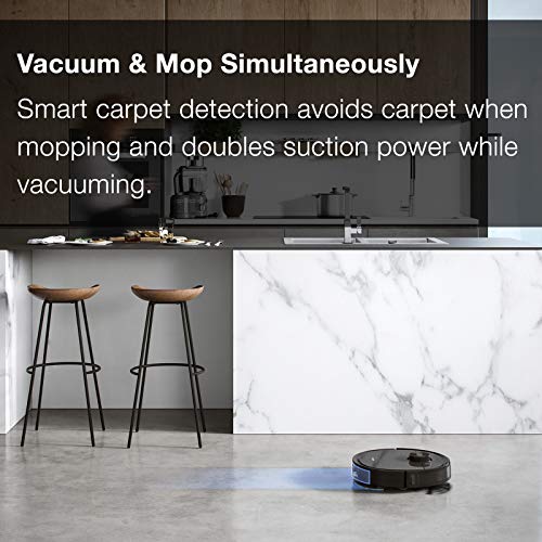 ECOVACS Deebot Ozmo T8 AIVI Robot Vacuum Cleaner & Mop with AutoEmpty