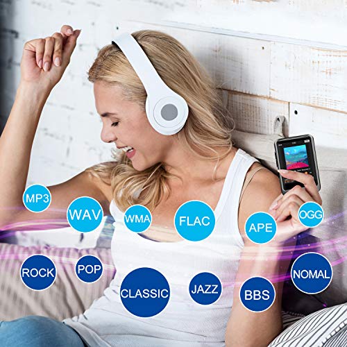 MP3 Player, Searick 16G MP3 Player with Bluetooth 4.2, 2.4" LCD Portable HiFi Lossless Sound