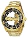 Invicta Men's Pro Diver Mechanical-Hand-Wind Stainless-Steel Strap, Gold, 22 Casual Watch (Model: 24694)