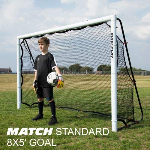 QUICKPLAY 2in1 Soccer Goal + Rebounder Use as 8x5' Goal from The