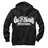 Gas Monkey Blood, Sweat, and Beers Mens Graphic Lightweight Zip Hoodie