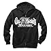Gas Monkey Blood, Sweat, and Beers Mens Graphic Lightweight Zip Hoodie