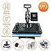 EOSAGA Heat Press 12×15 Heat Press Machine 5 in 1 Digital Multifunctional Sublimation Swing Away Heat Press for T Shirts Hat Mug Cap Plate (12