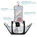 16 Large Toiletry Travel Bag for Men and Women Heavy Duty Waterproof Sturdy Hook Shower bag (Black) ONLY SIXTEEN