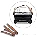 ammoon One Pair Synthetic Leather Accordion Shoulder Straps for 16-120 Bass Accordions