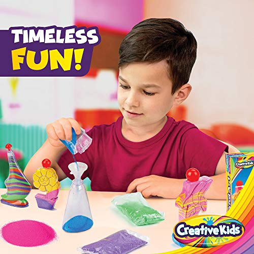 Creative Kids Sand Art Activity Kit for Kids 10 Sand Art Bottles and