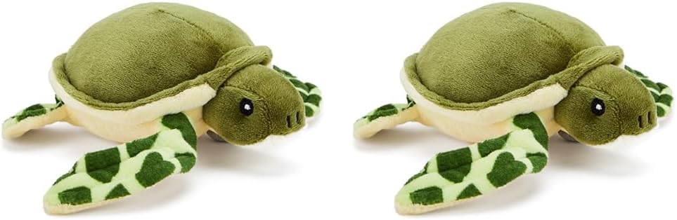 Zappi Co Soft Plush Turtle Toy Pack of 2 12-15cm Cuddly Playtime Companions