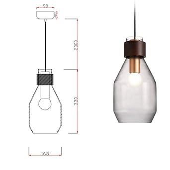 Pendant Lamp Modern Colour Glass Pendant Lights Living Glass Wood